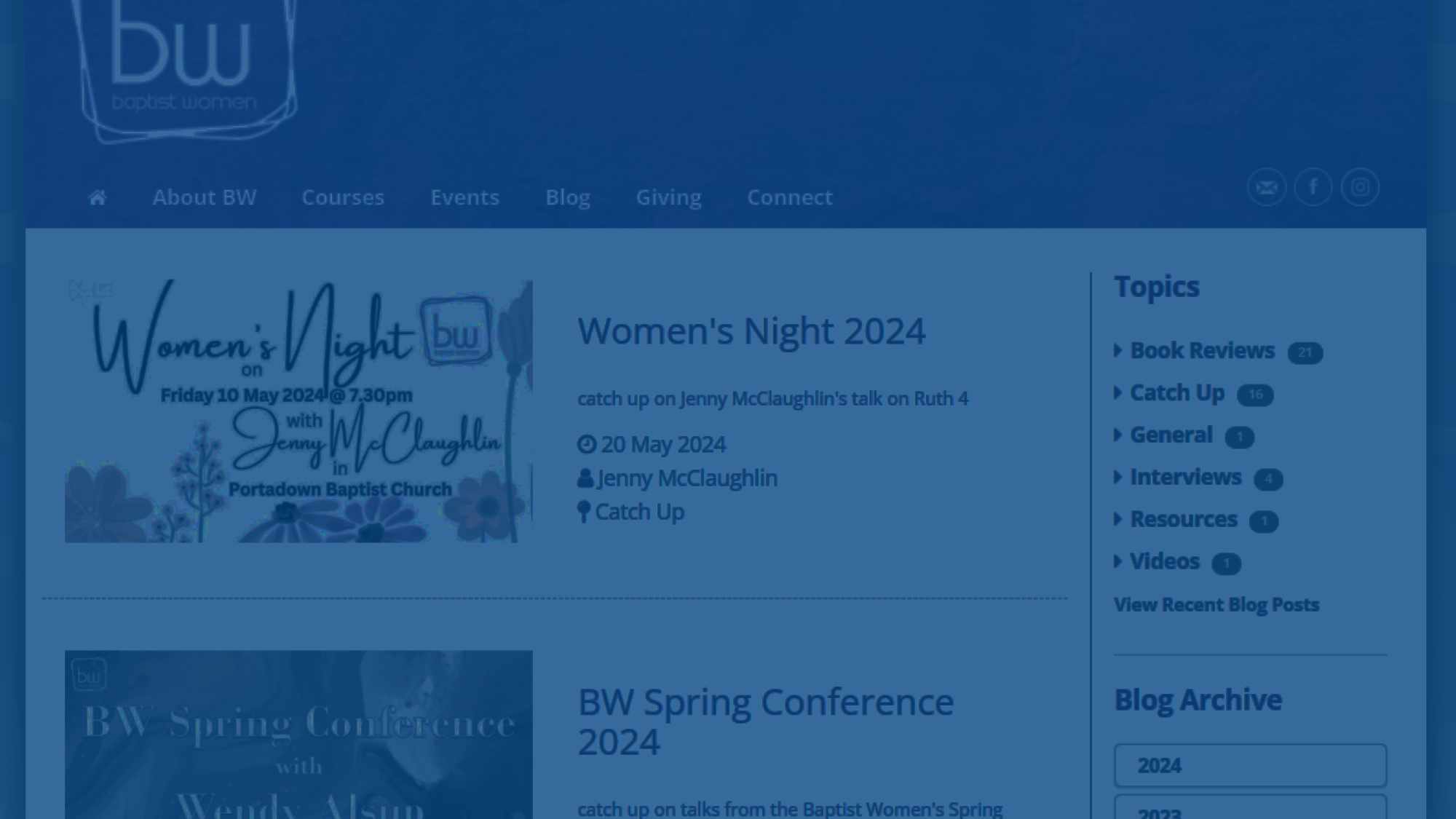 Baptist Women Blog Cover